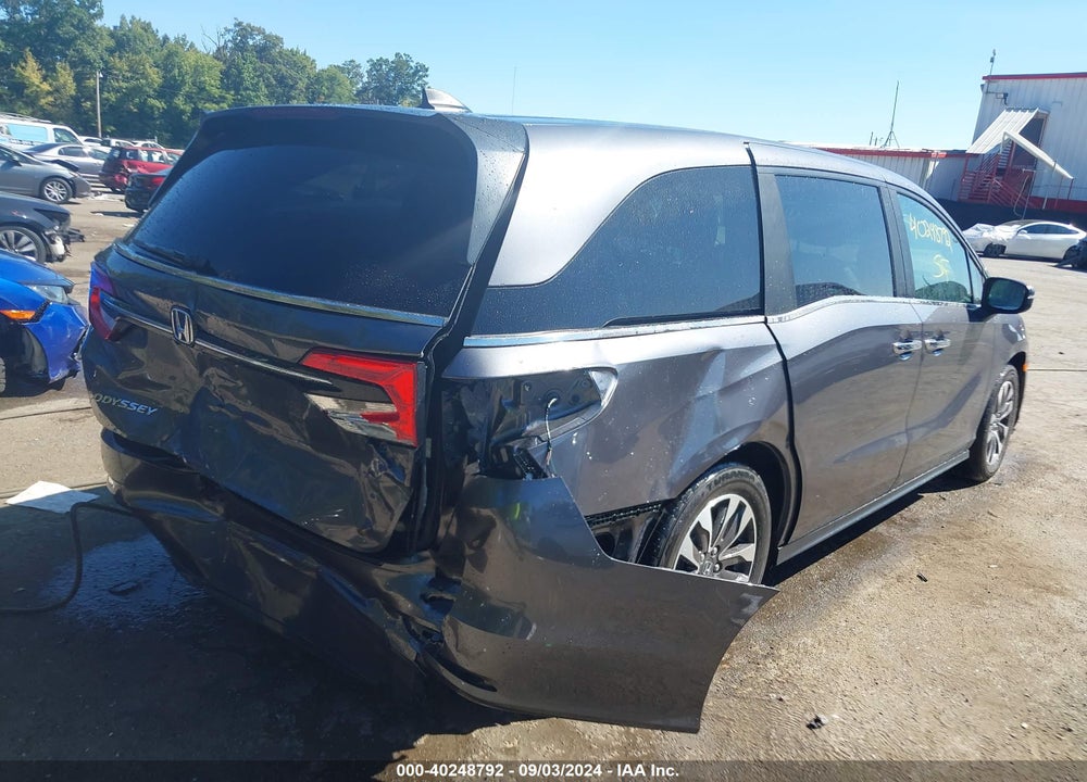 2022 HONDA ODYSSEY EX-L VIN: 5FNRL6H72NB009178