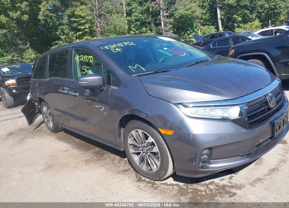 2022 HONDA ODYSSEY EX-L VIN: 5FNRL6H72NB009178