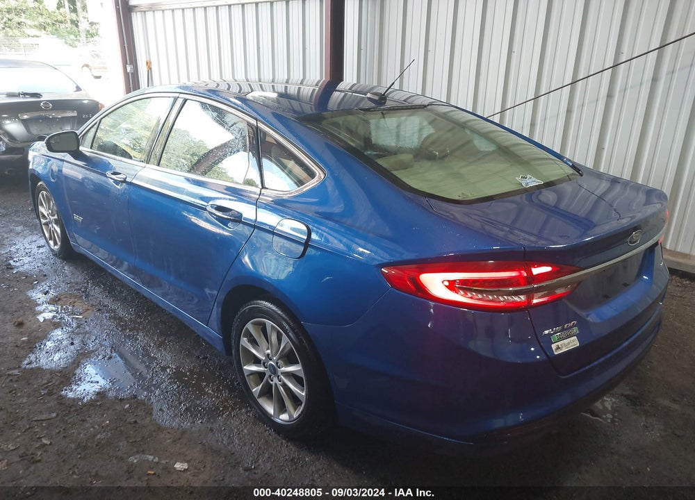 2017 FORD FUSION ENERGI VIN: 3FA6P0PU0HR270815