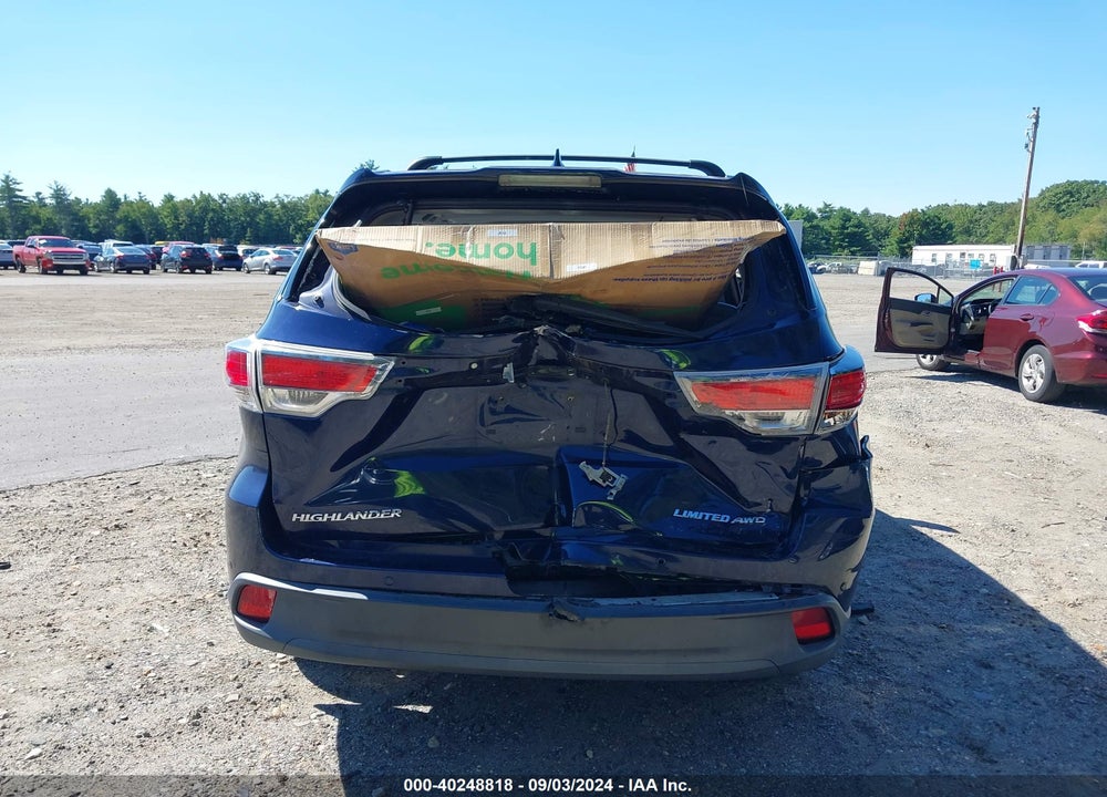 2015 TOYOTA HIGHLANDER VIN: 5TDDKRFH5FS178425