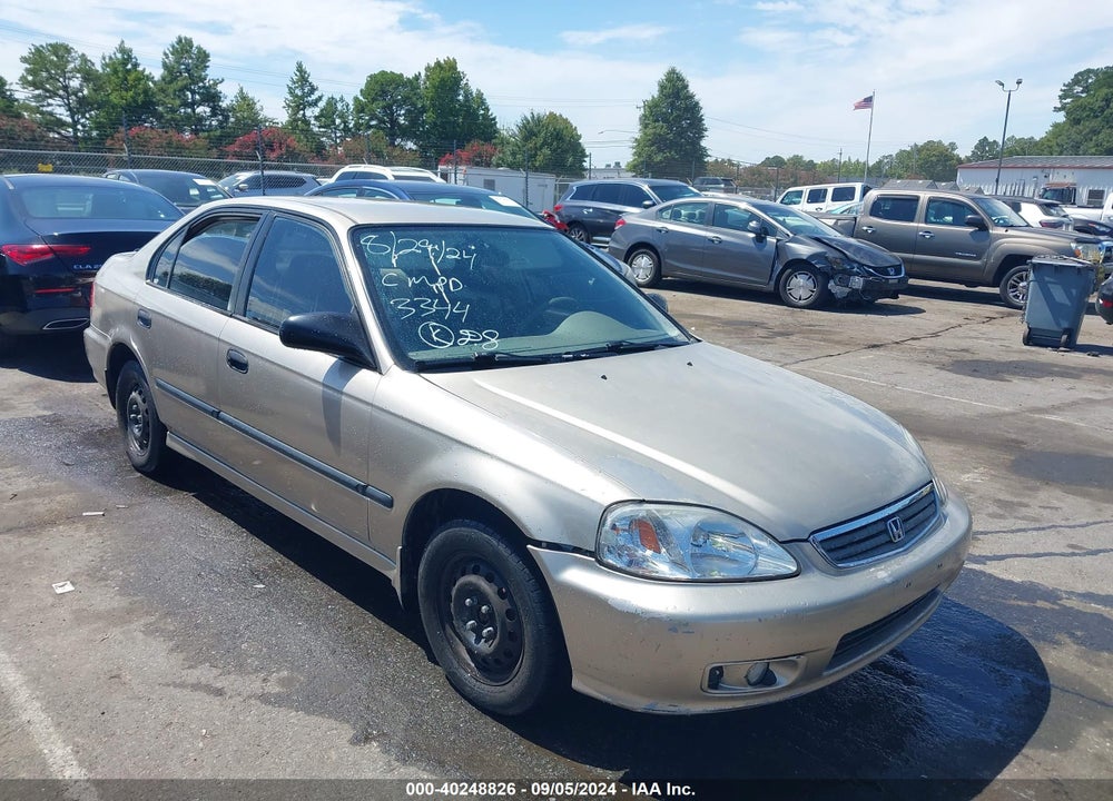 2000 HONDA CIVIC DX VIN: 1HGEJ6524YL053344