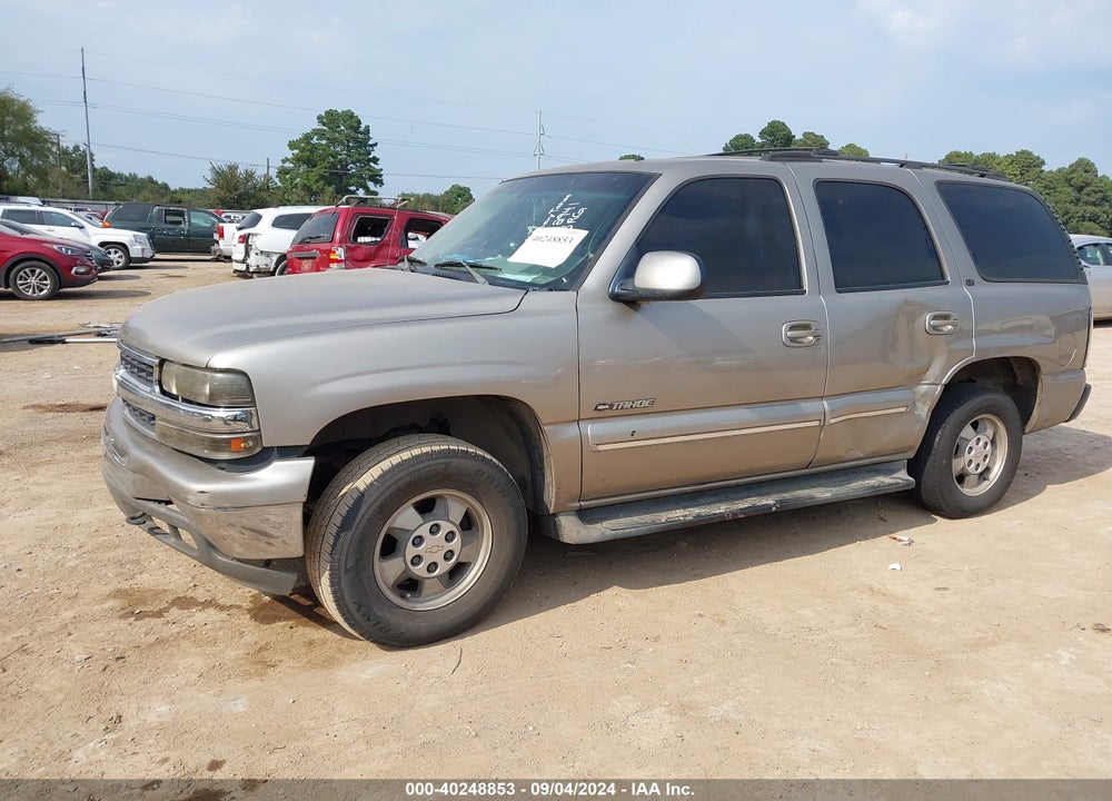 2002 CHEVROLET TAHOE LT VIN: 1GNEC13Z42R242941