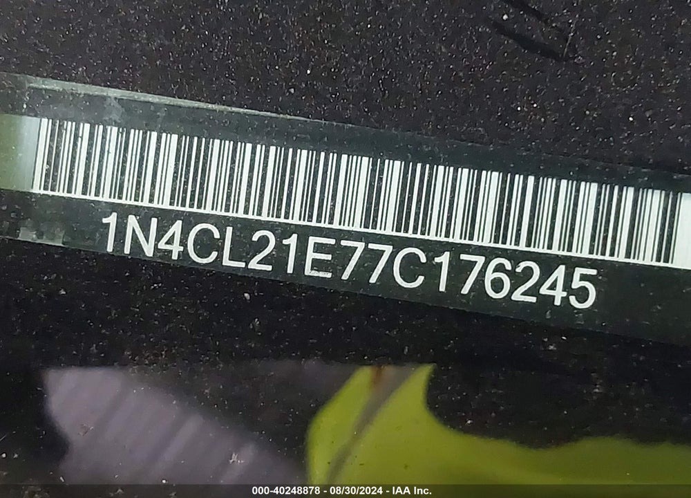 2007 NISSAN ALTIMA HYBRID VIN: 1N4CL21E77C176245