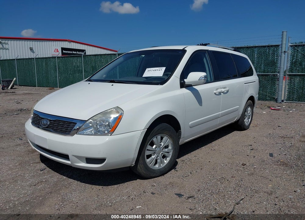 2012 KIA SEDONA LX VIN: KNDMG4C70C6486100