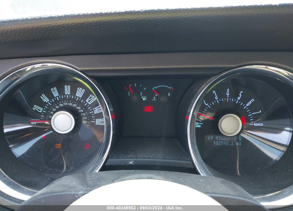 2012 FORD MUSTANG V6 VIN: 1ZVBP8AM6C5223104