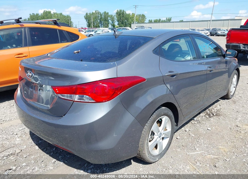2012 HYUNDAI ELANTRA GLS PZEV VIN: 5NPDH4AE1CH118237