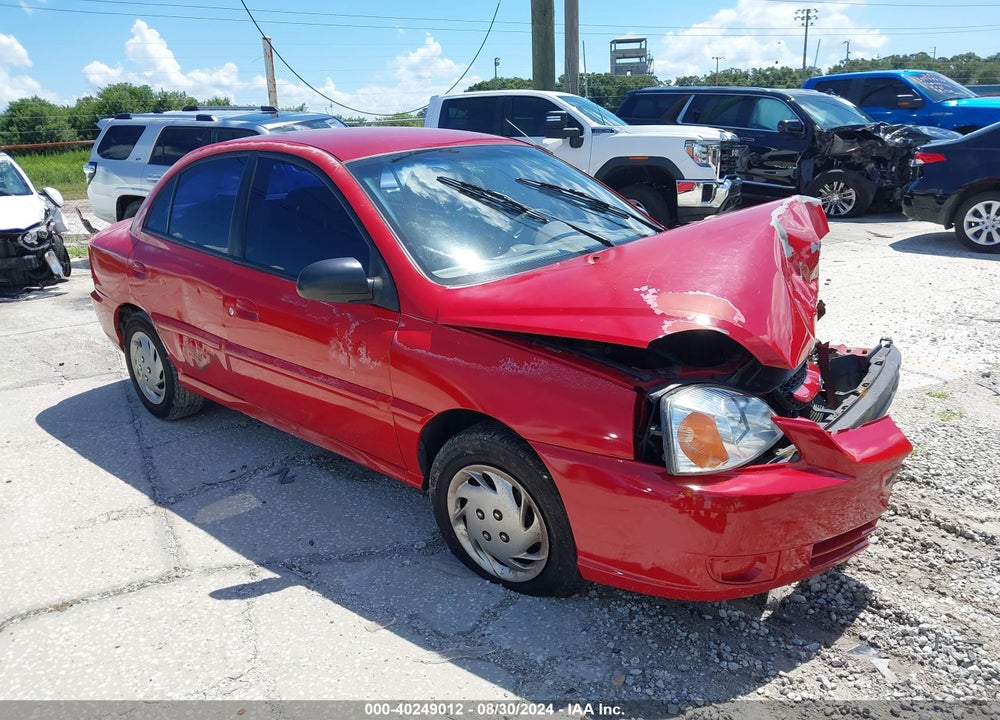 2005 KIA RIO VIN: KNADC125456383837