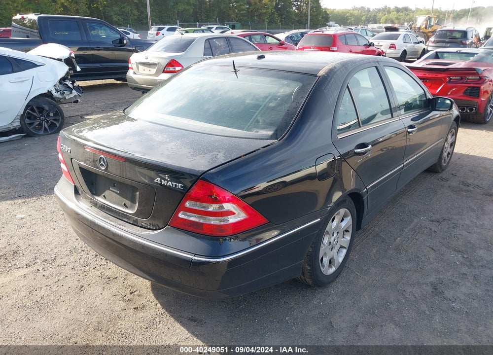 2006 MERCEDES-BENZ C 350 LUXURY 4MATIC VIN: WDBRF87HX6F751403