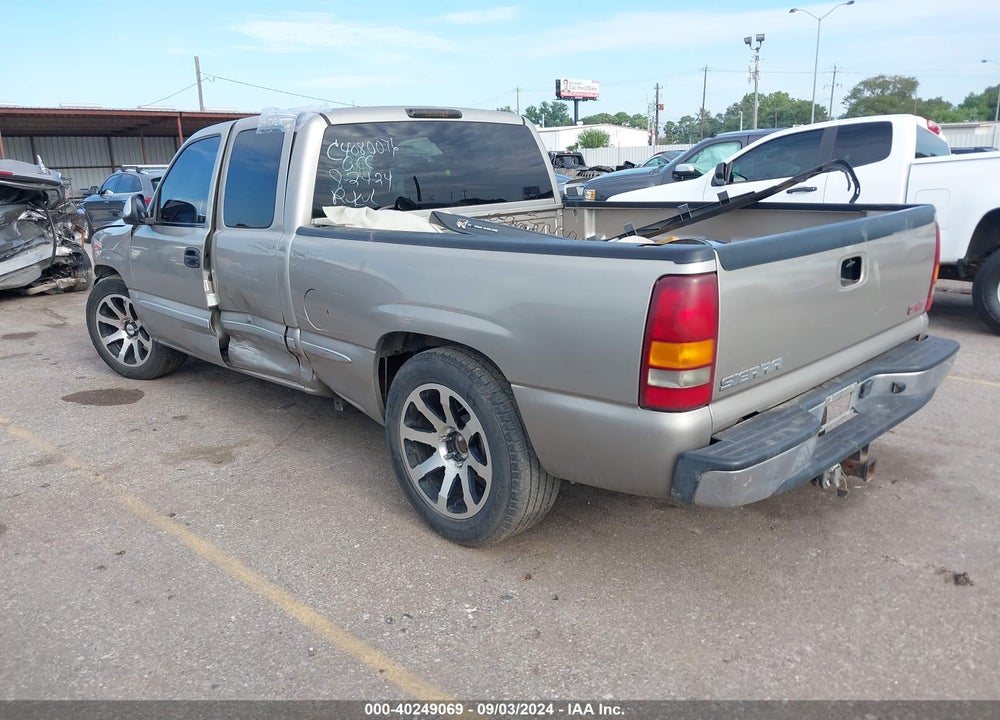 2002 GMC SIERRA 1500 SLE VIN: 2GTEC19T921387977