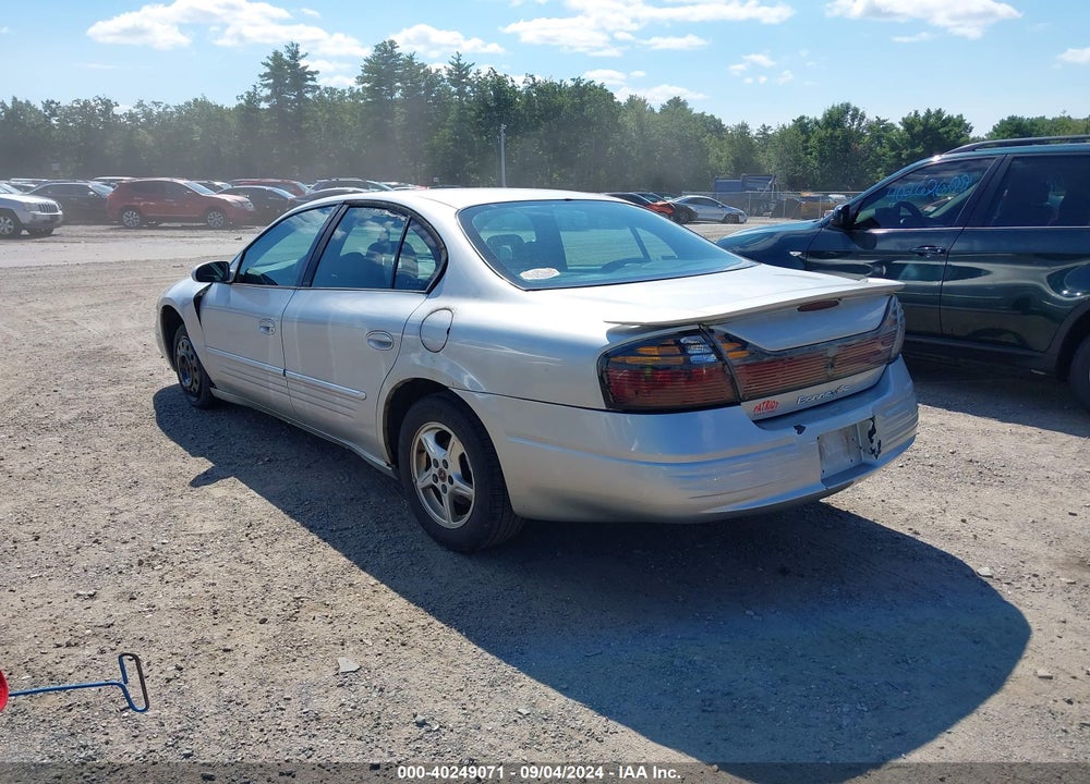 2002 PONTIAC BONNEVILLE SE VIN: 1G2HX54K124221338