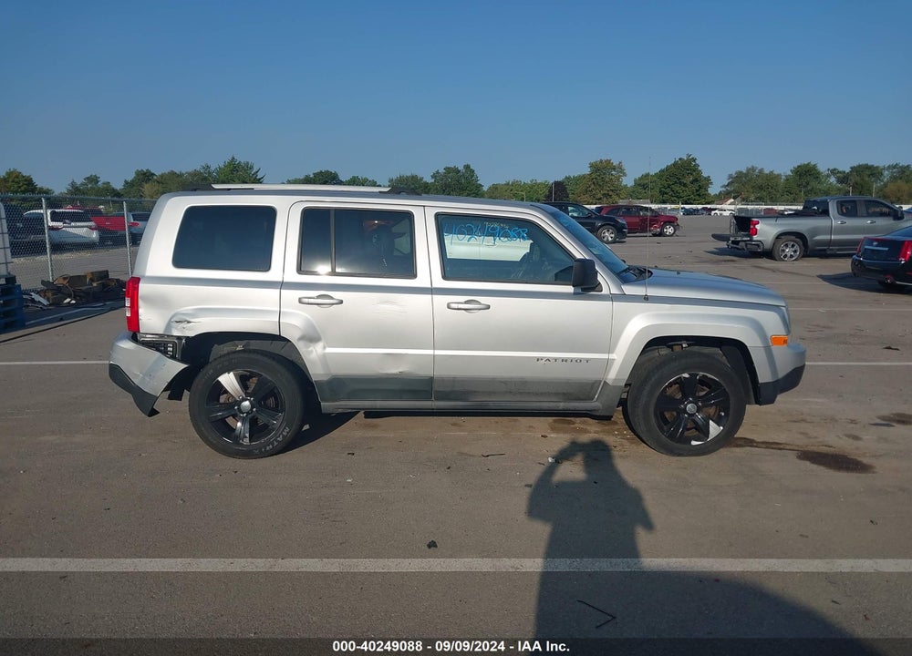 2011 JEEP PATRIOT LATITUDE X VIN: 1J4NF4GB5BD142109
