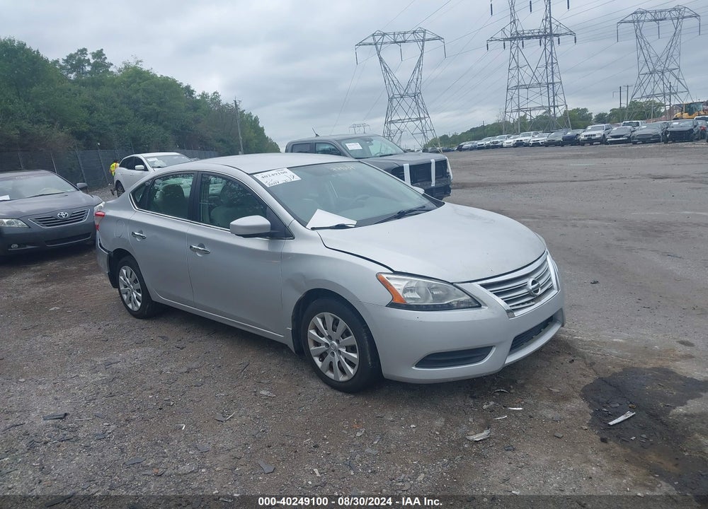 2013 NISSAN SENTRA SV VIN: 3N1AB7AP7DL779234