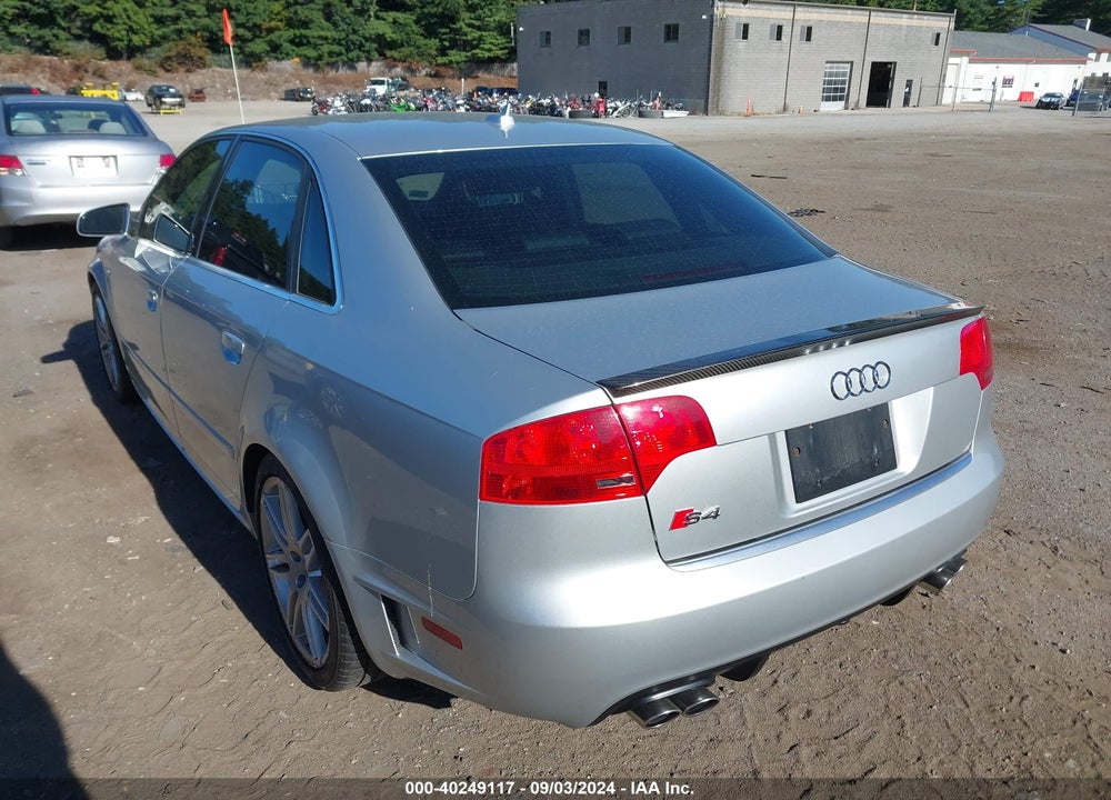 2008 AUDI S4 4.2 VIN: WAUGL78E48A158150