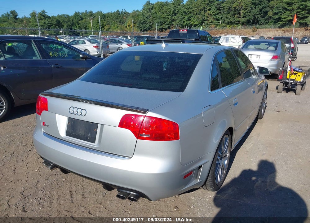 2008 AUDI S4 4.2 VIN: WAUGL78E48A158150