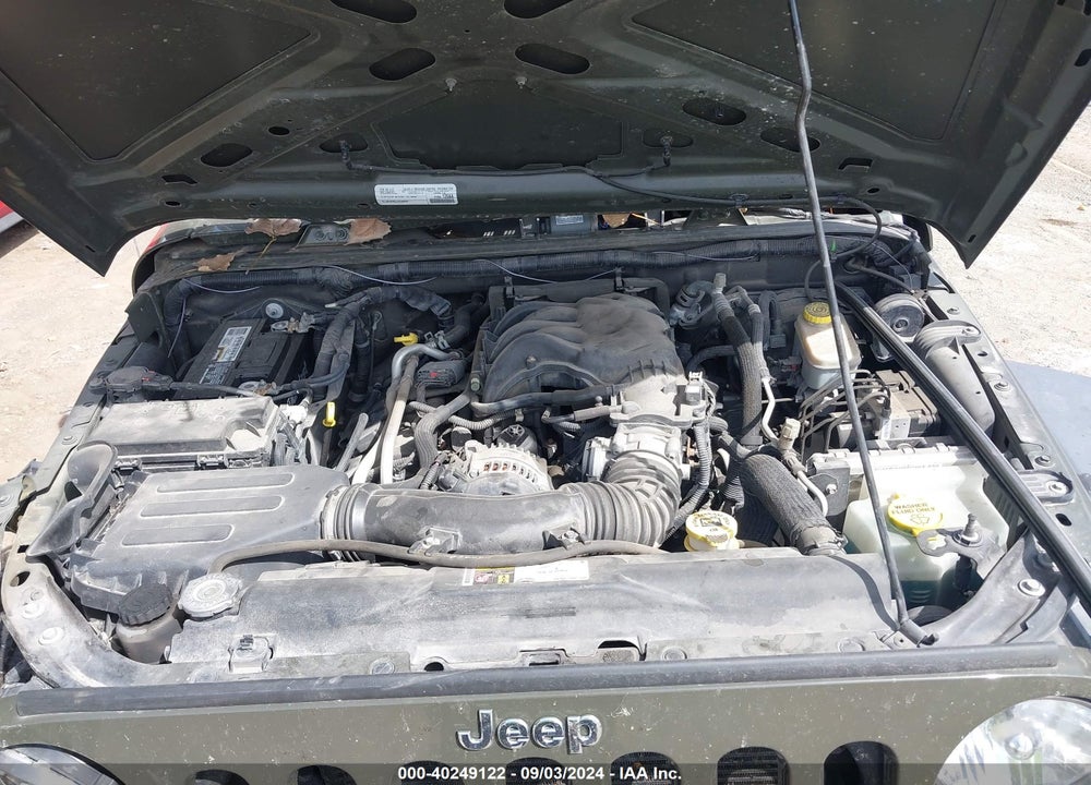 2015 ANGLER JEEP WR SPORT VIN: 1C4AJWAGXFL646332