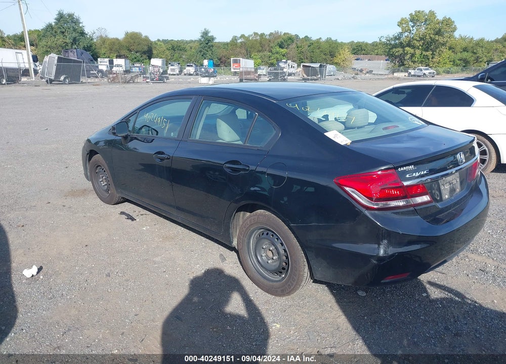 2013 HONDA CIVIC LX VIN: 19XFB2F53DE245035