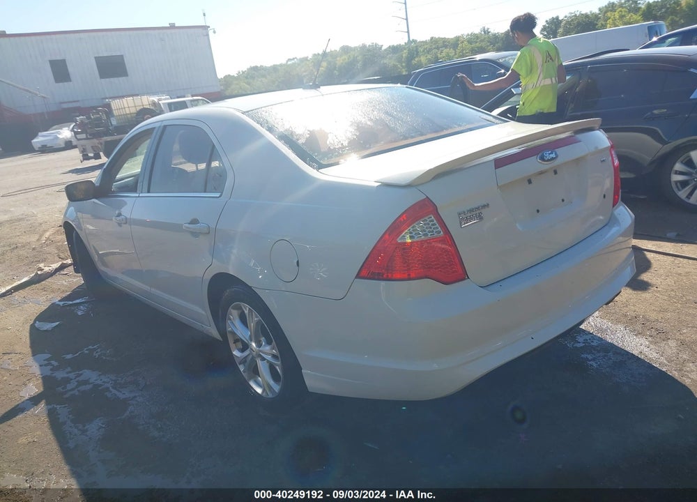 2012 FORD FUSION SE VIN: 3FAHP0HA7CR104023