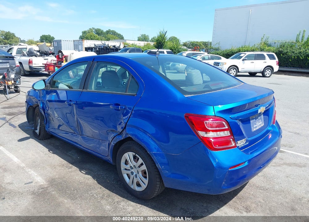 2017 CHEVROLET SONIC LS AUTO VIN: 1G1JB5SH9H4121184