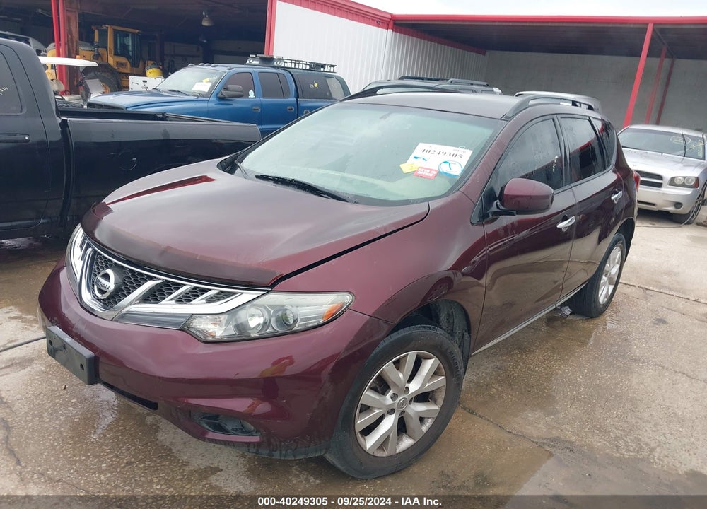 2014 NISSAN MURANO SV VIN: JN8AZ1MW5EW531640