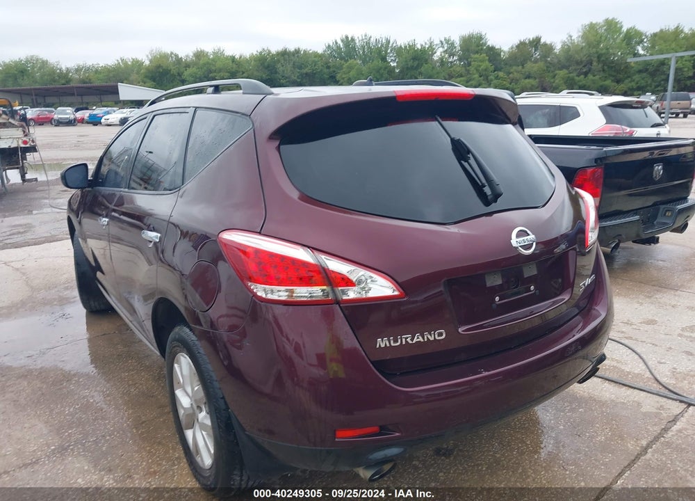 2014 NISSAN MURANO SV VIN: JN8AZ1MW5EW531640