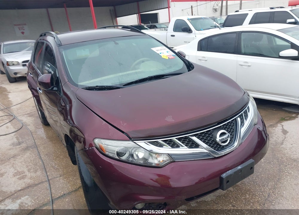 2014 NISSAN MURANO SV VIN: JN8AZ1MW5EW531640