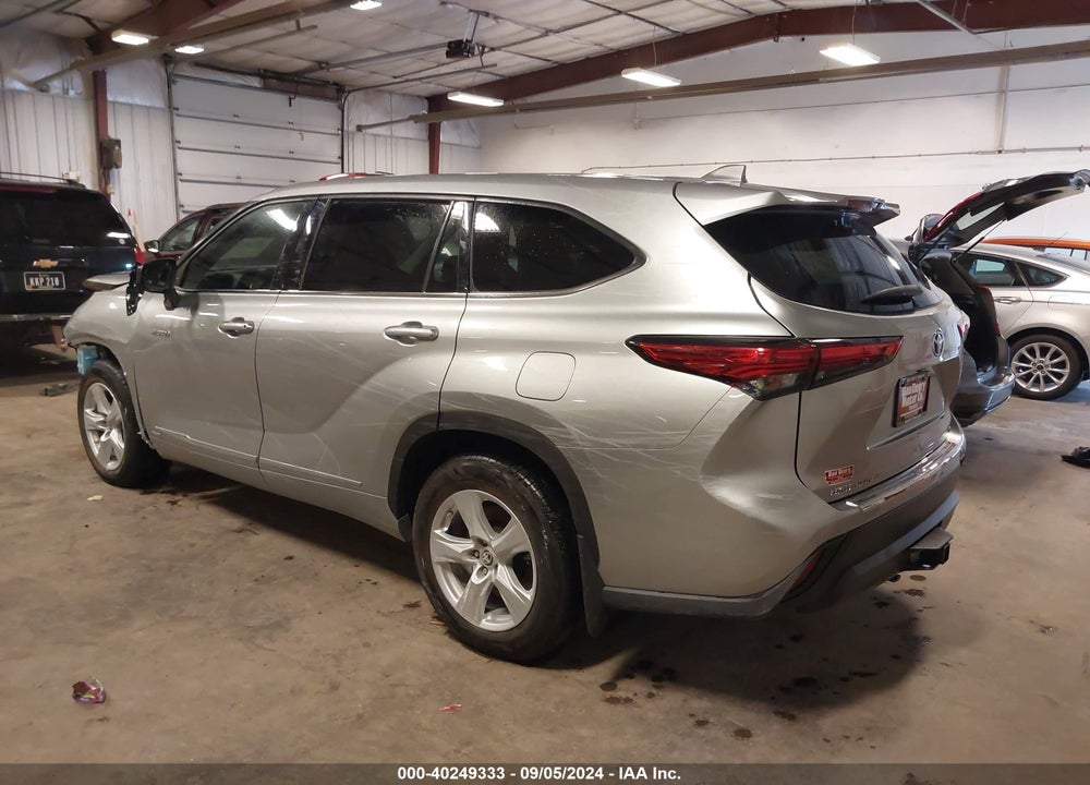 2020 TOYOTA HIGHLANDER HYBRID LE VIN: 5TDBBRCHXLS504923