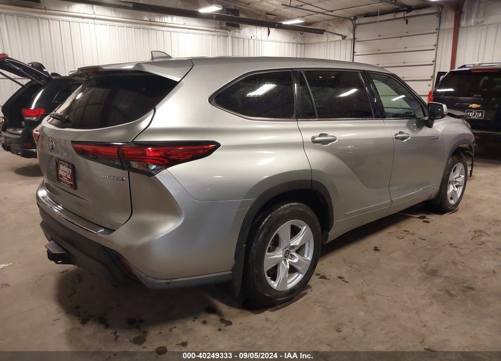 2020 TOYOTA HIGHLANDER HYBRID LE VIN: 5TDBBRCHXLS504923