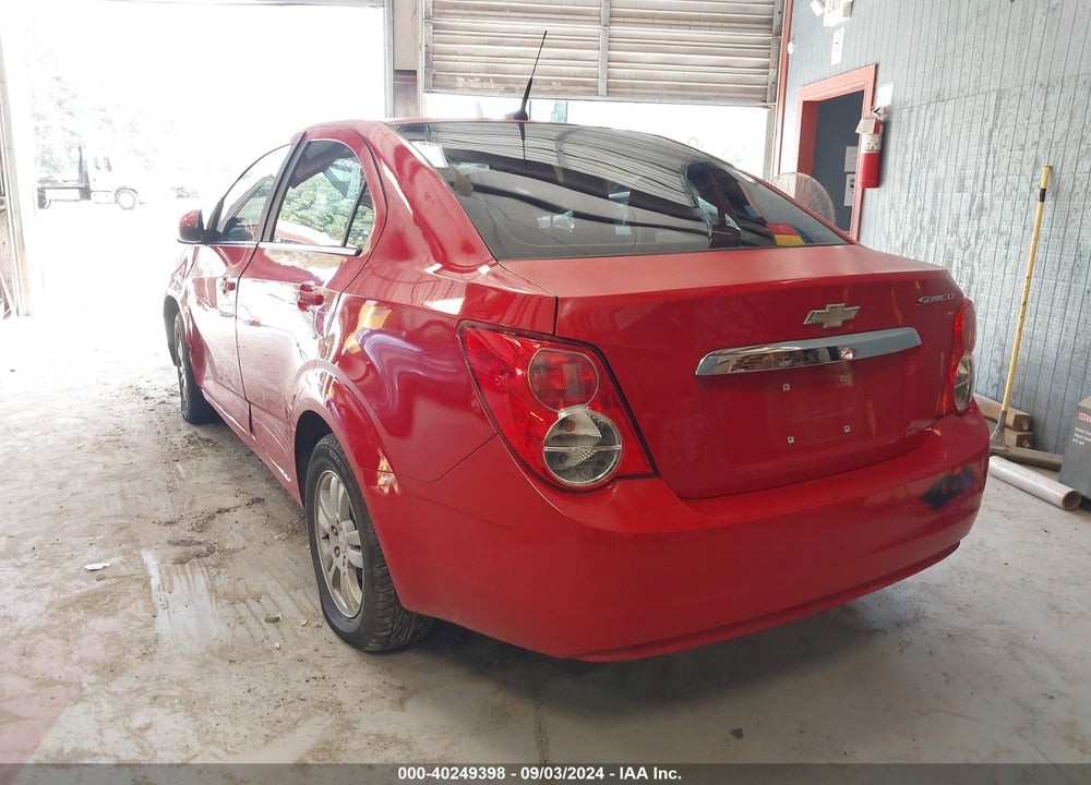 2012 CHEVROLET SONIC 2LT VIN: 1G1JC5SH1C4144416
