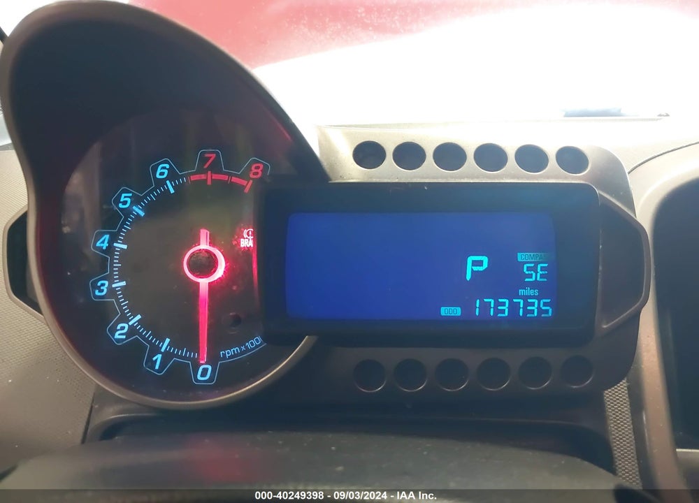 2012 CHEVROLET SONIC 2LT VIN: 1G1JC5SH1C4144416