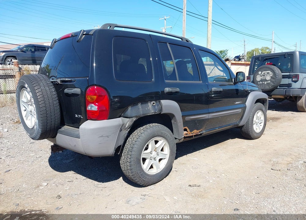 2004 JEEP LIBERTY SPORT VIN: 1J4GL48K74W266549