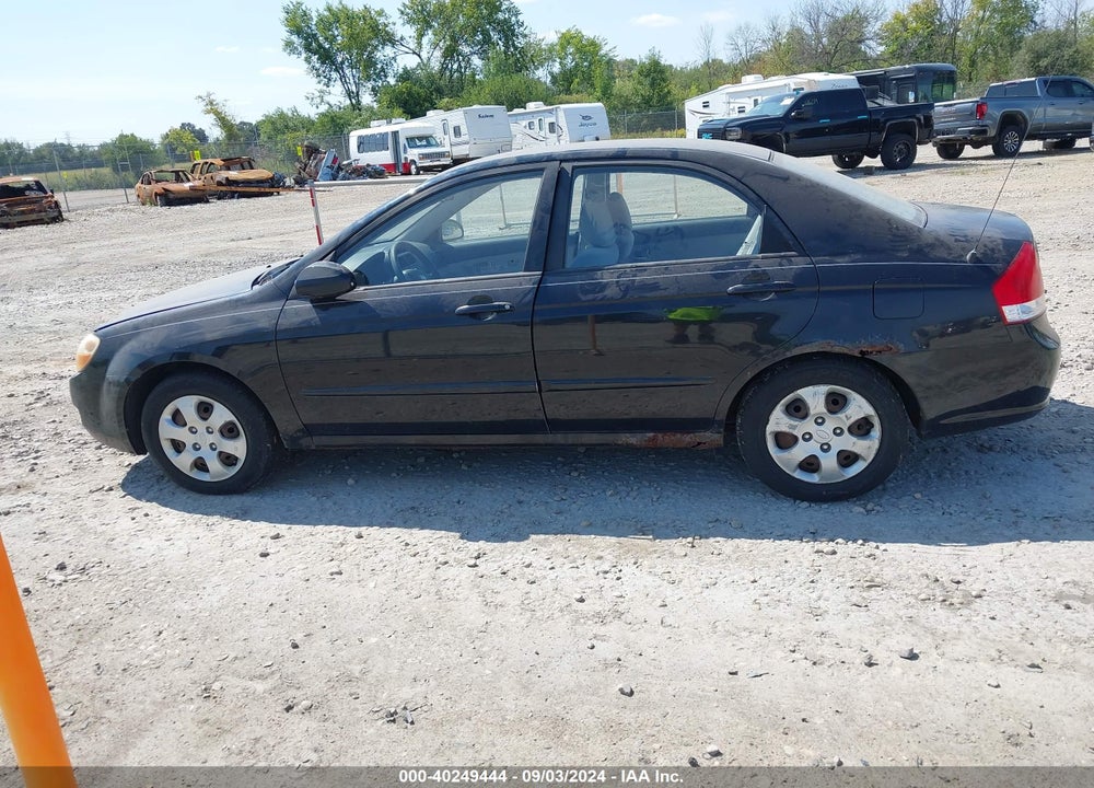 2008 KIA SPECTRA VIN: KNAFE121285565465