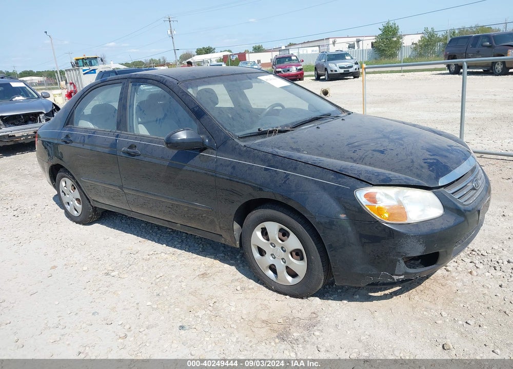 2008 KIA SPECTRA VIN: KNAFE121285565465