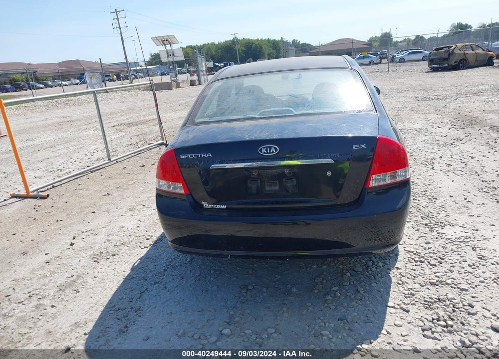 2008 KIA SPECTRA VIN: KNAFE121285565465