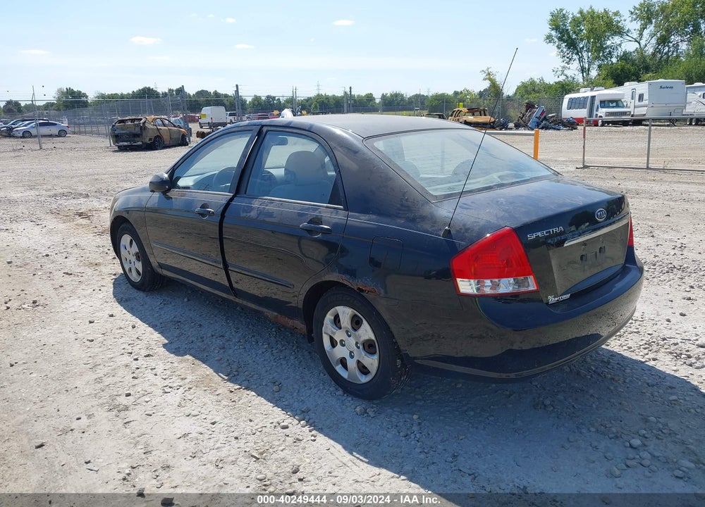 2008 KIA SPECTRA VIN: KNAFE121285565465