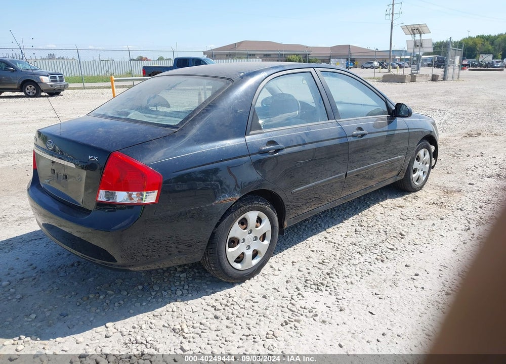 2008 KIA SPECTRA VIN: KNAFE121285565465