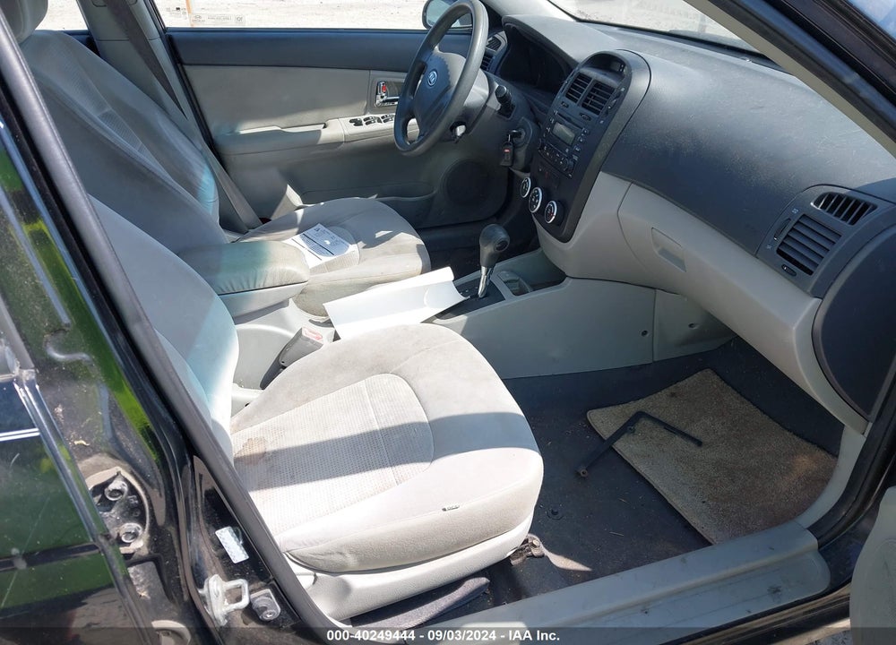2008 KIA SPECTRA VIN: KNAFE121285565465