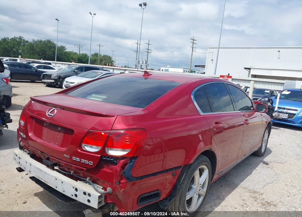 2007 LEXUS GS 350 VIN: JTHCE96S170008239