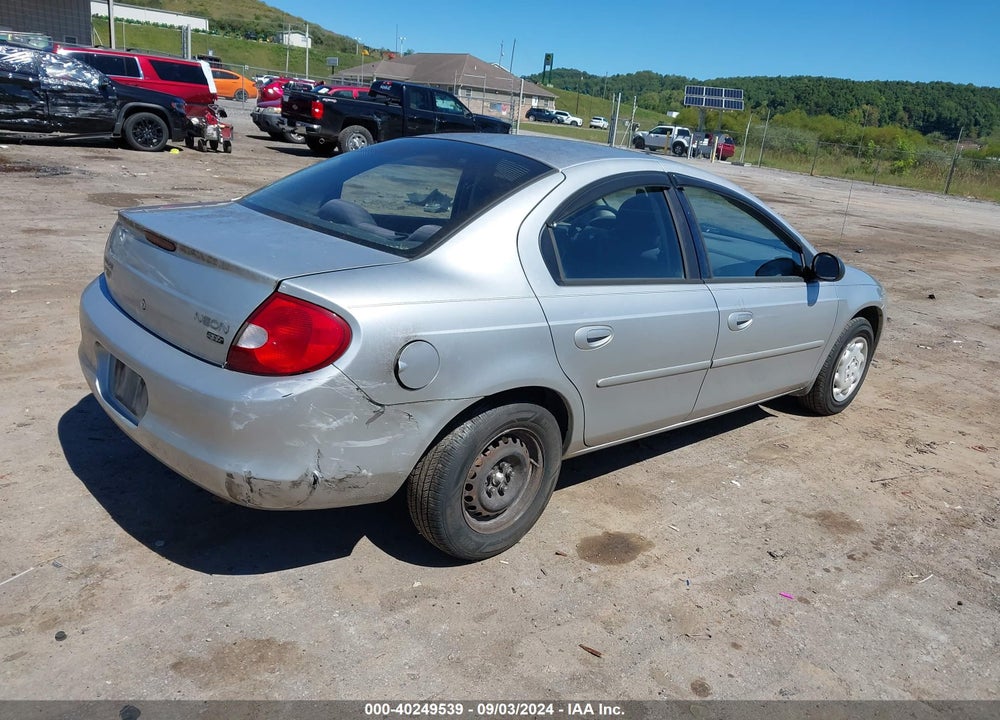 2002 DODGE NEON SXT VIN: 1B3ES56C02D648420