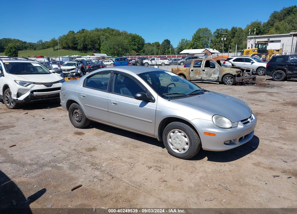2002 DODGE NEON SXT VIN: 1B3ES56C02D648420