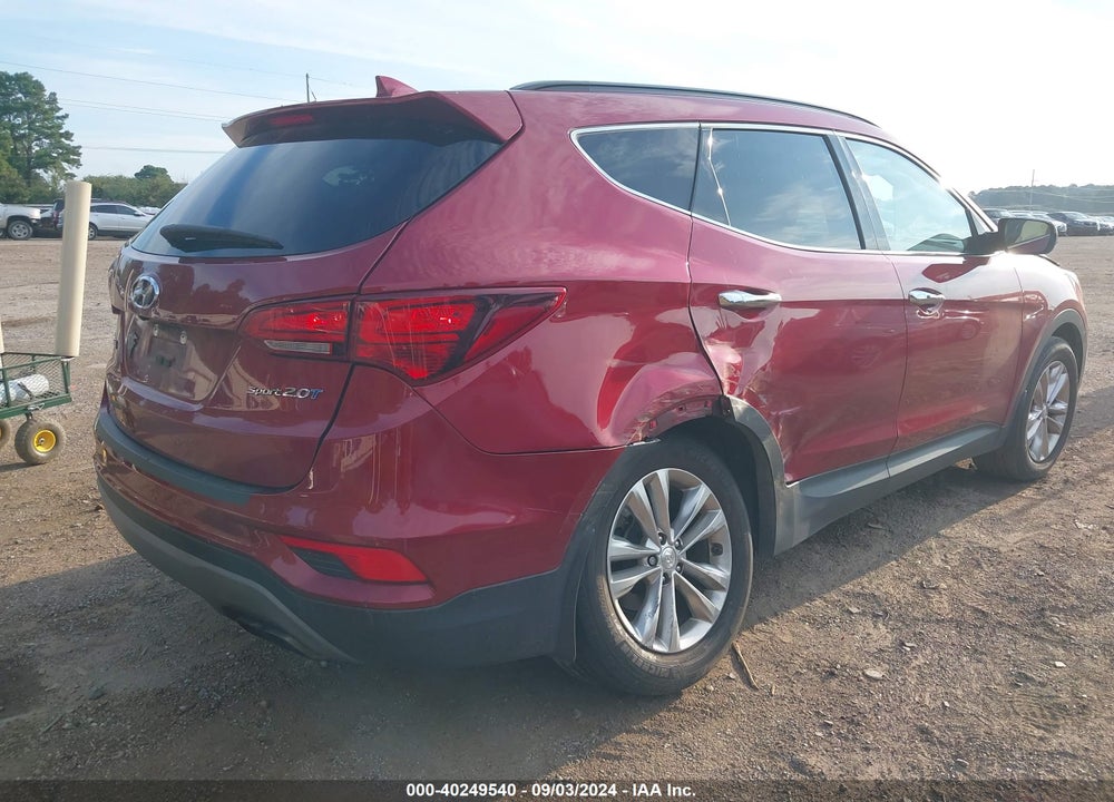2018 HYUNDAI SANTA FE SPORT 2.0T VIN: 5XYZU4LA8JG554311