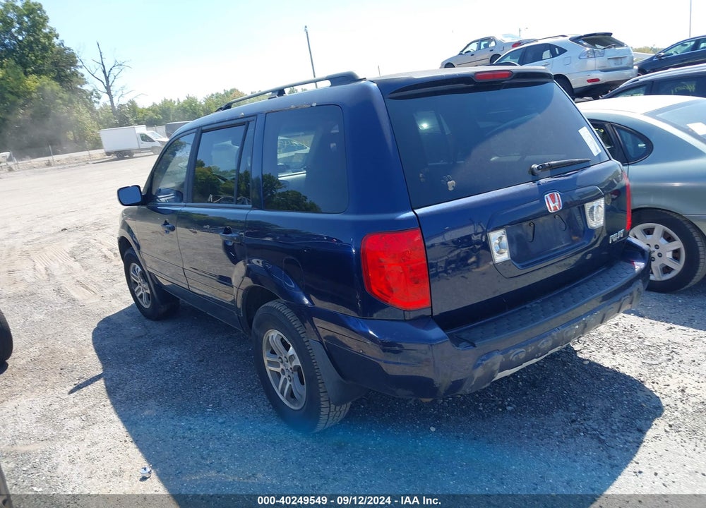 2004 HONDA PILOT EX VIN: 2HKYF18494H555102
