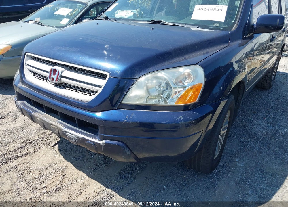 2004 HONDA PILOT EX VIN: 2HKYF18494H555102
