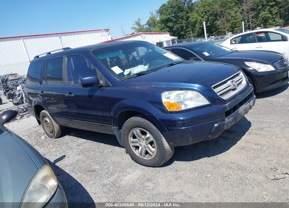 2004 HONDA PILOT EX VIN: 2HKYF18494H555102