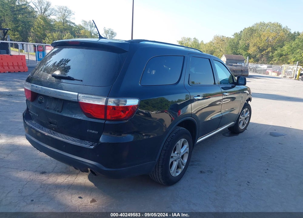 2013 DODGE DURANGO CREW VIN: 1C4RDJDG9DC670059