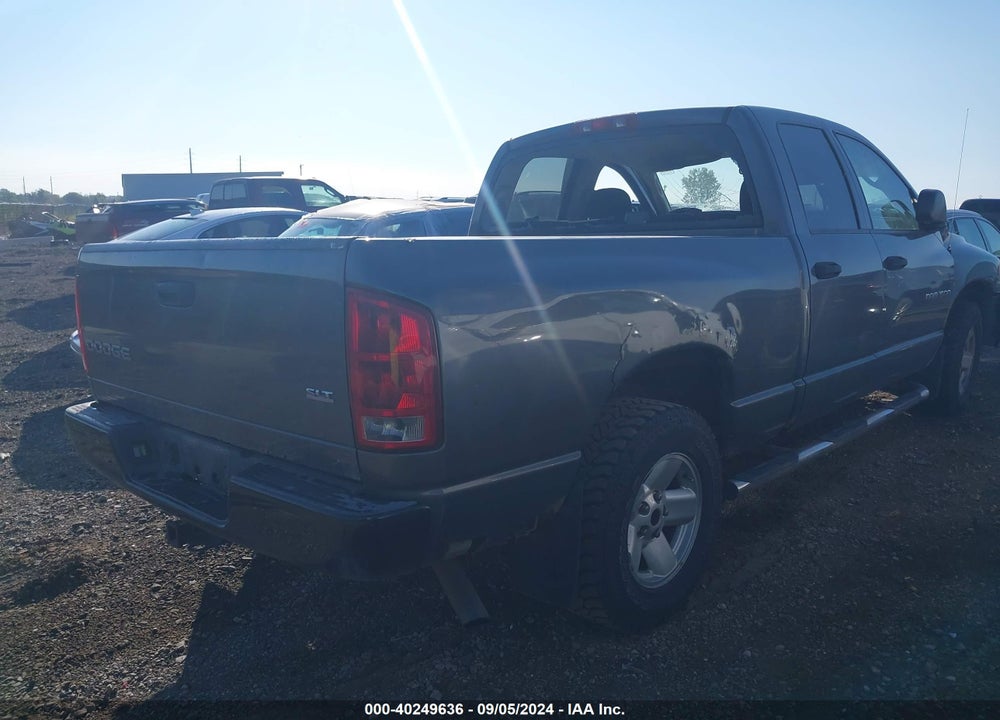 2003 DODGE RAM 1500 VIN: 1D7HA18D43S255326