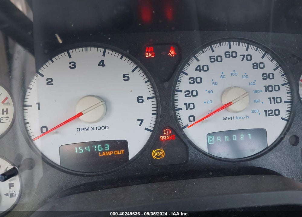 2003 DODGE RAM 1500 VIN: 1D7HA18D43S255326