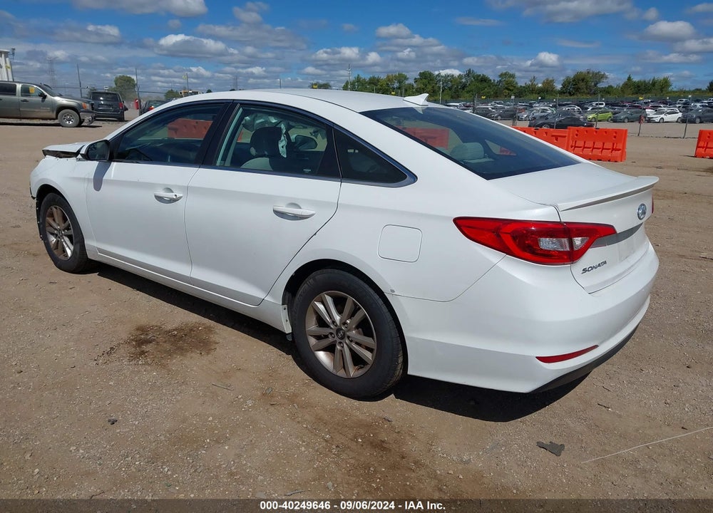 2017 HYUNDAI SONATA SE VIN: 5NPE24AF7HH552488