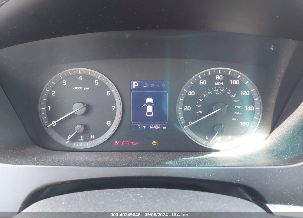 2017 HYUNDAI SONATA SE VIN: 5NPE24AF7HH552488