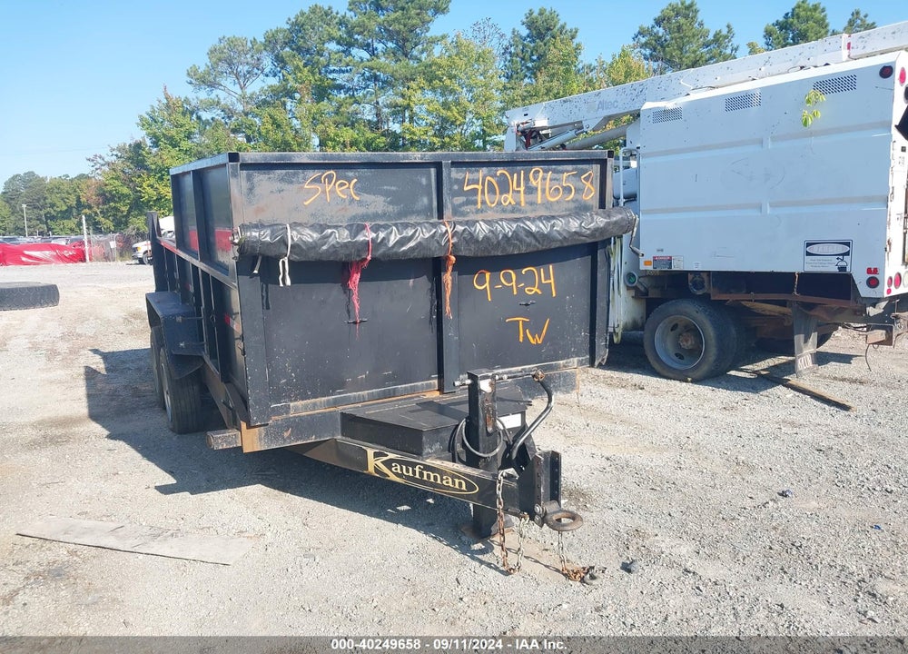 2020 KAUFMAN TRAILERS DUMP VIN: 5VGFX1421LL005283