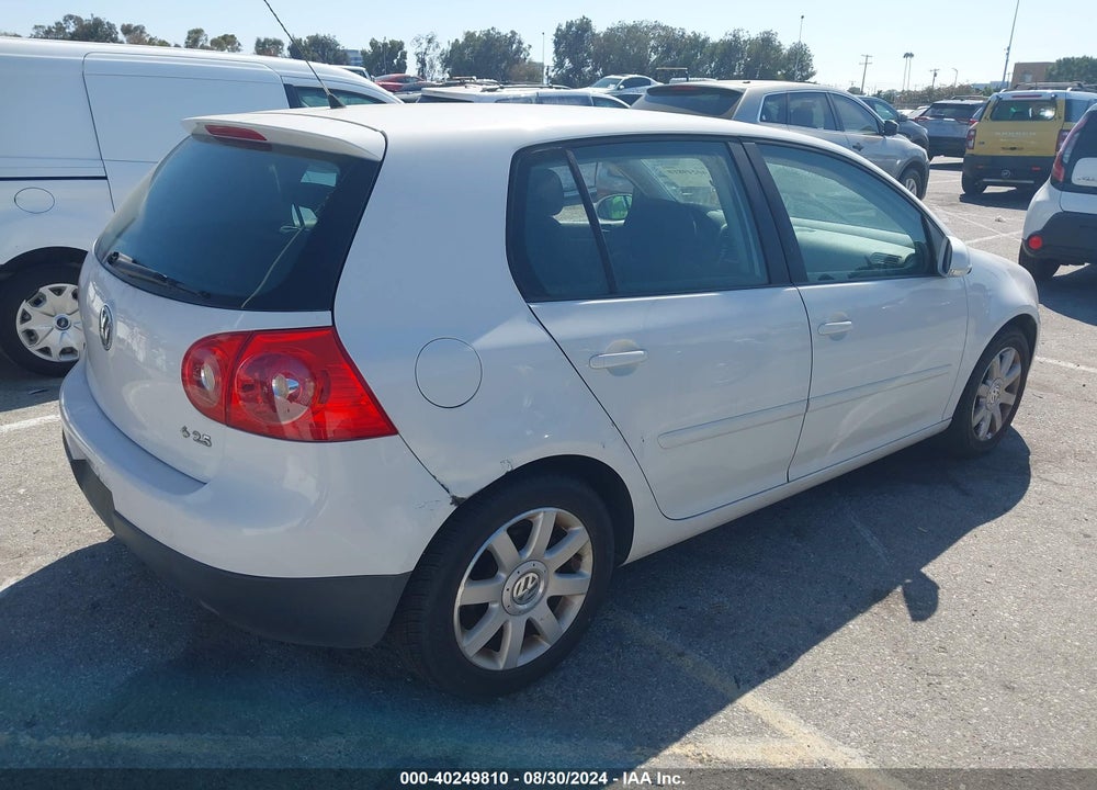2007 VOLKSWAGEN RABBIT 4-DOOR VIN: WVWDS91K27W094048